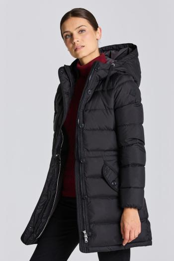 BUNDA GANT D2. LONG DOWN JACKET EBONY BLACK