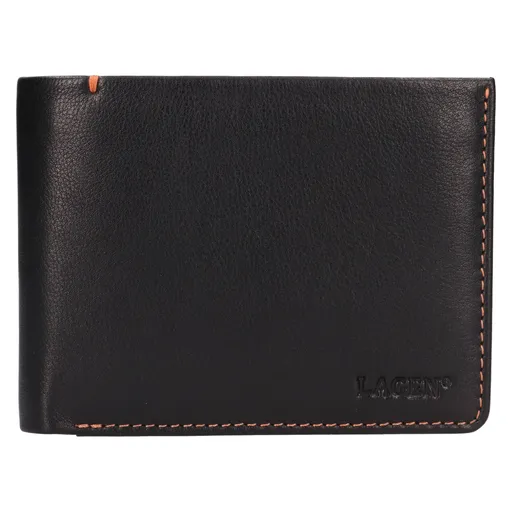 Pánská kožená peněženka Lagen Johansson - černá