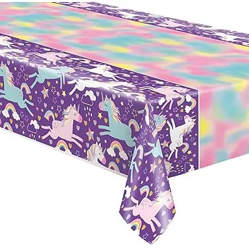 Ubrus foliový jednorožec - unicorn 137 cm x 213 cm (11179724932)