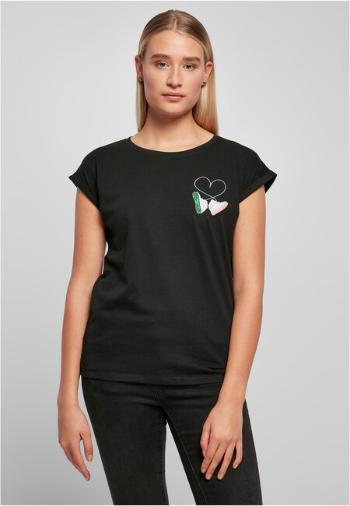 Mr. Tee Ladies Kicks Love EMB Tee black - L