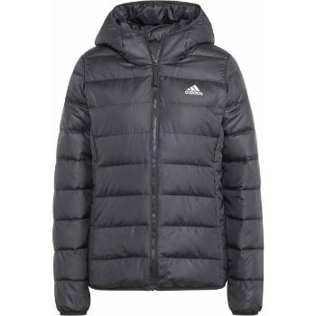 adidas ESSENTIALS  MIDWEIGHT DOWN HOODED Dámská bunda, černá, velikost