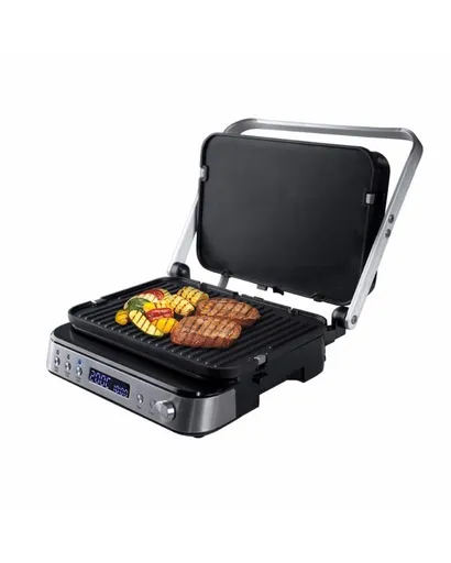Orava Grillchef-3 elektrický kontaktní gril, 2000 W, LCD displej, časovač, digitální ovládání