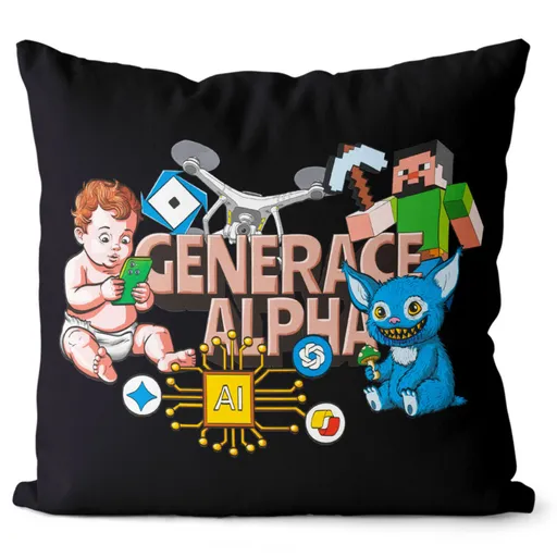 Polštář Generace Alfa (Velikost: 40 x 40 cm)