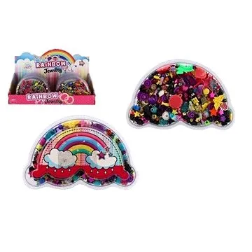 Teddies Korálky barevné - duha (8592190854492)