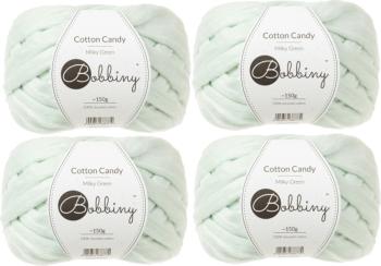 Bobbiny Cotton Candy Milky Green Pletací příze