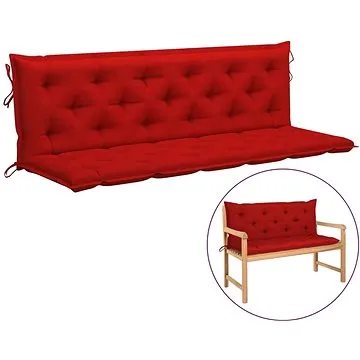 Poduška pro závěsné houpací křeslo červená 180 cm textil (315034)