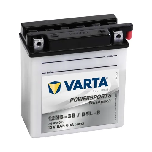 Motobaterie Varta Powersports Freshpack 12V 12N5-3B 5Ah