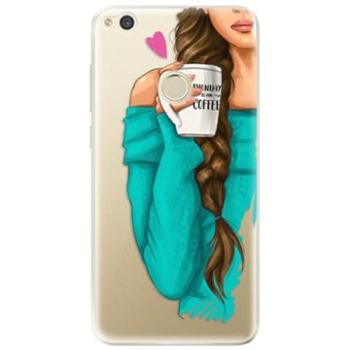 iSaprio My Coffe and Brunette Girl pro Huawei P9 Lite (2017) (coffbru-TPU2_P9L2017)