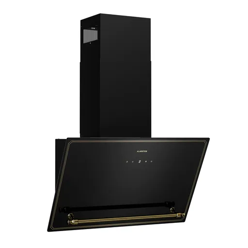 Klarstein Šikmá digestoř Victoria 90 cm průtok vzduchu 336 m³/h