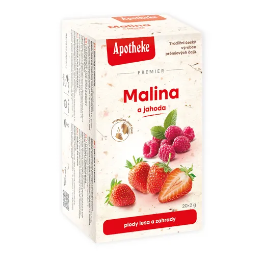 Apotheke Malina a jahoda nálevové sáčky 20x2 g