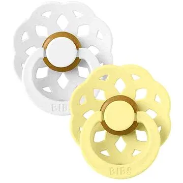 Bibs Boheme dudlík z přírodního kaučuku 2ks White/Sunshine - velikost 1 (0-6m.) (0403340)
