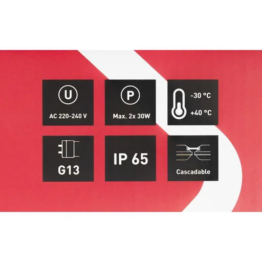 RSM 119 přisaz.IP65 1,2m pro2xT8 RETLUX