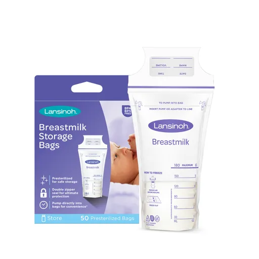 Lansinoh sáčky na skladování mateřského mléka 50ks