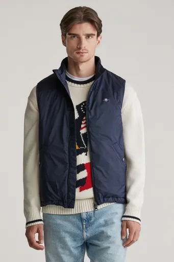 VESTA GANT LIGHT INSULATED VEST EVENING BLUE