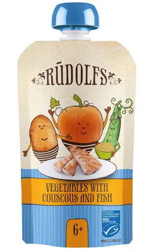 Rudolfs Zelenina, kuskus a ryba kapsička 110 g