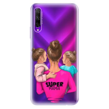 Odolné silikonové pouzdro iSaprio - Super Mama - Two Girls - Honor 9X Pro