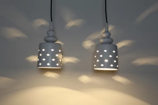 Stropní lampa Hamp E27 bílá