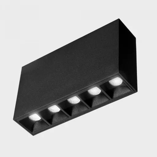 KOHL LIGHTING KOHL-Lighting NSES stropní svítidlo 137x35 mm černá 10 W 30D CRI 90 3000K Non-Dimm