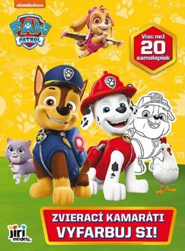 Vyfarbuj si! Labková patrola Kamaráti zvieratká