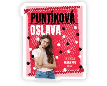 Personal Personalizované pozvánky 6 ks - Tečkovaná oslava