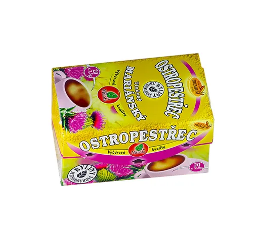 Milota Ostropestřec mariánský porcovaný čaj 20x2,5 g