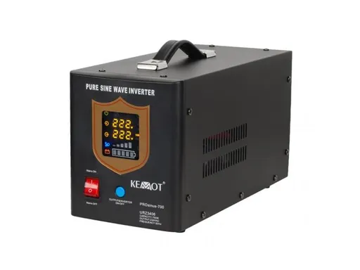 Zdroj záložní KEMOT PROsinus-1000 12V 230V 1000VA 700W Black