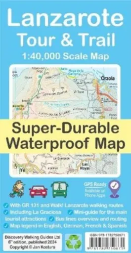 Lanzarote Tour & Trail Map - Jan Kostura