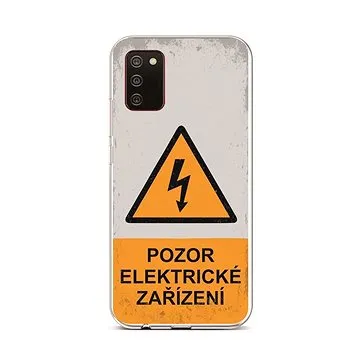 TopQ Samsung A02s silikon Pozor elektrické zařízení 55814 (Sun-55814)