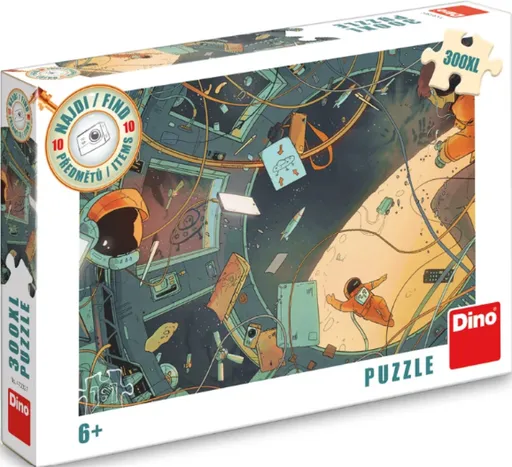 Puzzle Najdi 10 předmětů - Vesmír 300 xl dílků
