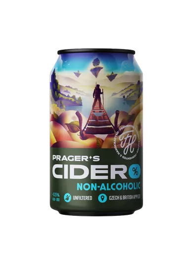 Pragers Cider non-alcoholic 330 ml