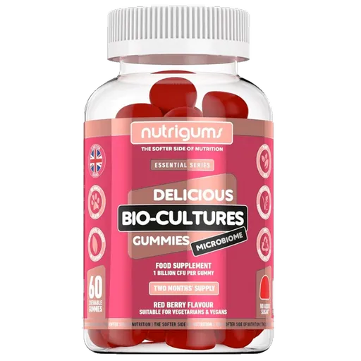 Nutrigums Bio-Cultures Microbiome 60 želé - lesní ovoce