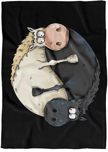 Deka Jin Jang – koně (Podšití beránkem: NE)