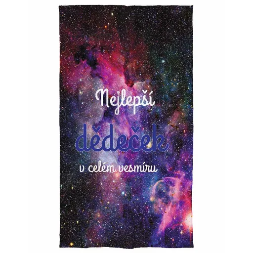 Osuška Nejlepší děda ve vesmíru (Velikost osušky: 100x170cm)