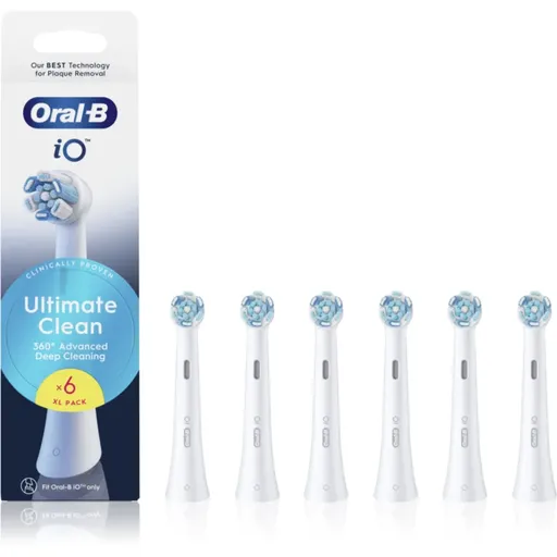 Oral-B iO Ultimate Clean náhradní hlavice pro zubní kartáček White 6 ks