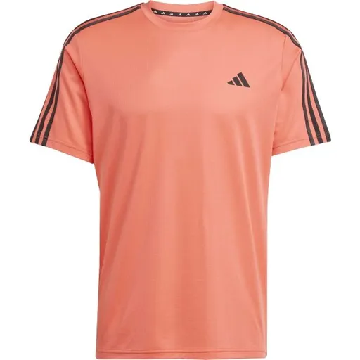 adidas TRAINING - ESSENTIALS BASE 3 STRIPES TEE Pánské sportovní triko, lososová, velikost XXL