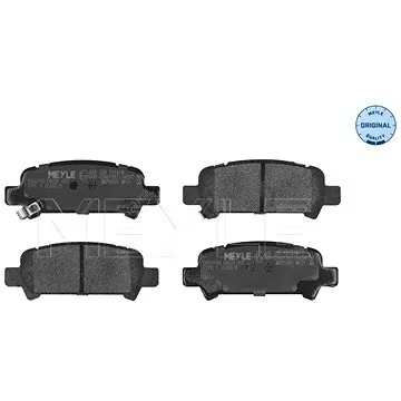 MEYLE Brzdové destičky zadní (0252357214/W)
