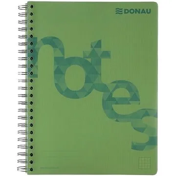 DONAU A4, 80 listů, zelený (7525201-06)