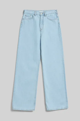 DŽÍNY GANT WIDE FIT JEANS LIGHT BLUE WORN IN