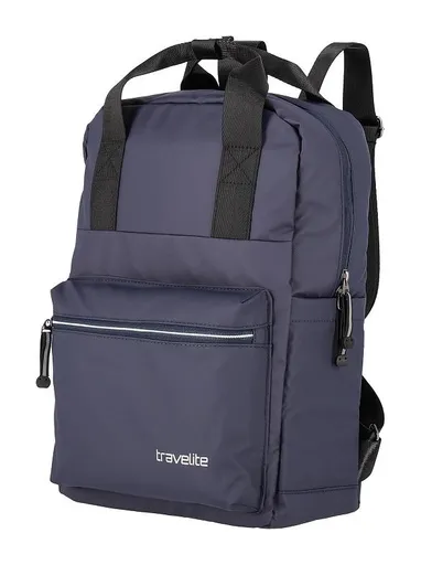 Městský batoh Travelite Basics Canvas Backpack Navy