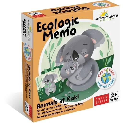 ADVENTERRA GAMES ZVÍŘATA V OHROŽENÍ Paměťová hra, mix, velikost