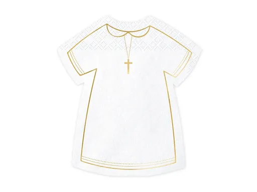 PartyDeco Ubrousky - 1. svaté přijímání 14 x 16 cm