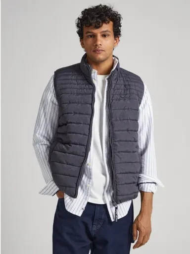 Pepe Jeans pánská oboustranná šedá vesta PM402800933 L