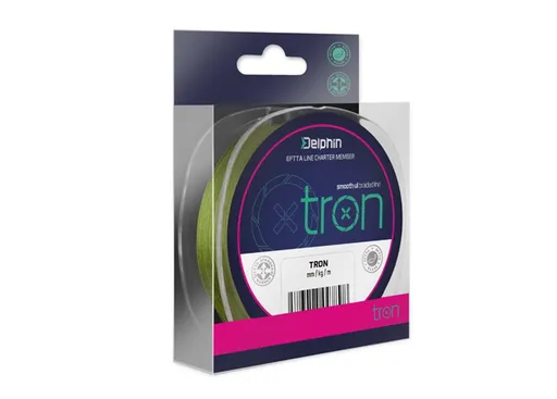 Delphin Šňůra Tron zelená - 0,05mm 2,25kg 300m,Delphin Šňůra Tron zelená - 0,05mm 2,25kg 300m