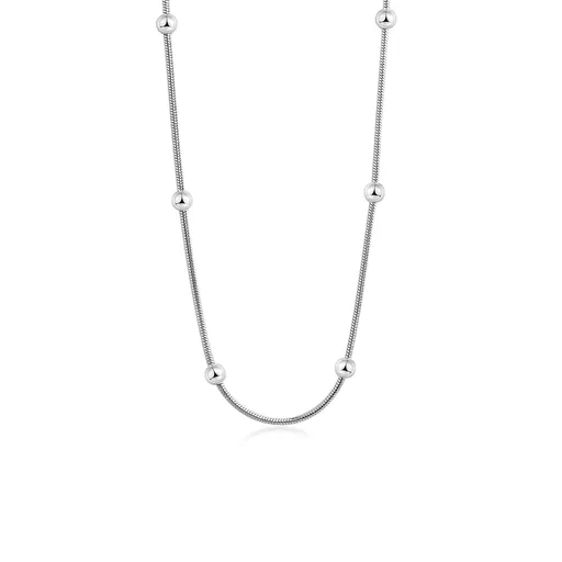 S'Agapõ Překrásný ocelový náhrdelník Chunky SHK49
