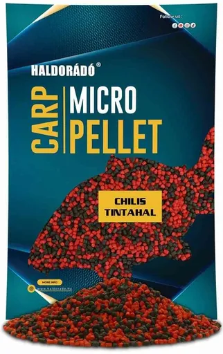 Haldorádó pelety carp micro pellet 600 g 2,5 mm - chilli squid