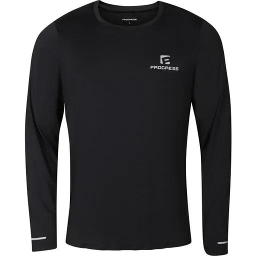PROGRESS PREDICT Pánské sportovní triko, černá, velikost XXL