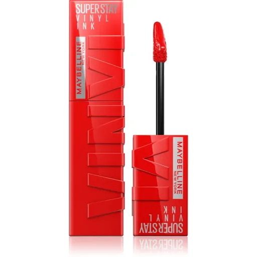 MAYBELLINE NEW YORK SuperStay Vinyl Ink dlouhotrvající tekutá rtěnka 25 RED HOT 4.2 ml