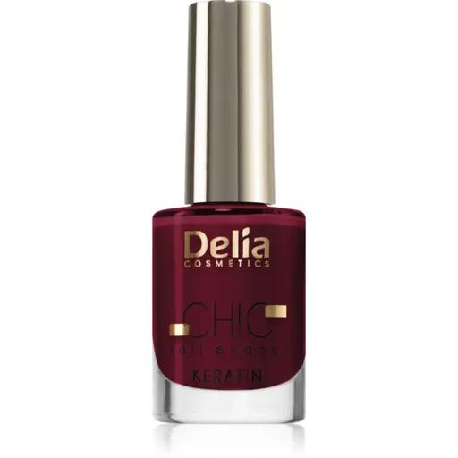Delia Cosmetics Chic lak na nehty s keratinem odstín Passion 10 11 ml