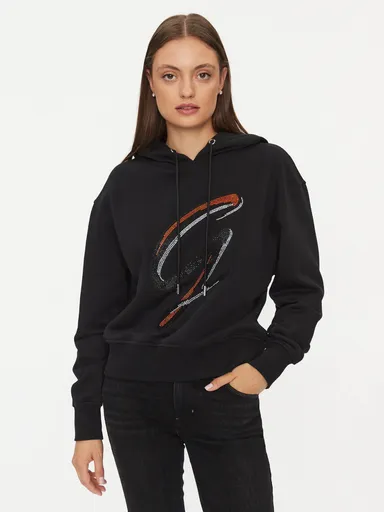 Guess dámská černá mikina W3BQ10KBKM0 S