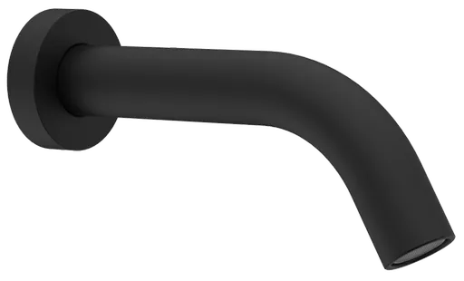 SAPHO Nástěnná výtoková hubice, kulatá, 174, černá mat BO512